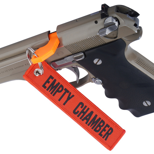 Fostex - Sicherheitsfahne mit Anhänger für leere Kammer - Polymer - Rot - 251314