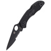 Spyderco - Delica® 4 FRN Schwarz / Schwarz Klinge Messer - C11PSBBK
