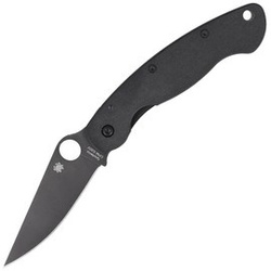Spyderco - Military™ Modell G-10 Schwarz / Schwarz Klinge Messer - C36GPBK