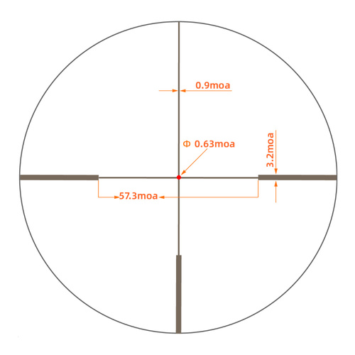 Vector Optics - Zielfernrohr Continental x6 2.5-15x56 - BDC - SCOM-38