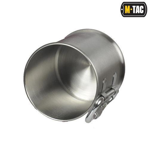M-Tac - Reisebecher mit Karabiner - 250 ml - Stahl - 60010012