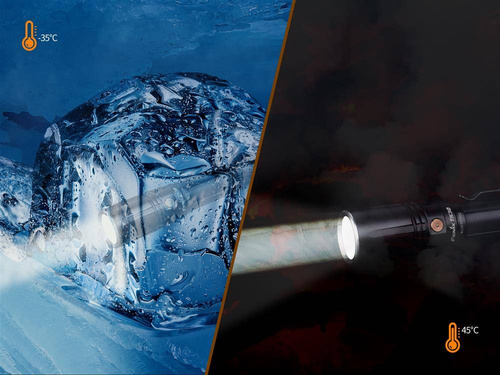 Fenix - TK30 wiederaufladbare Laser-Taschenlampe - 5000 mAh - 500 Lumen