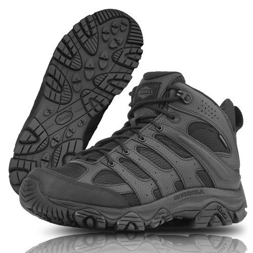 Merrell - Moab 3 Mid Tactical Response Wasserdichte Stiefel - Schwarz - J003911