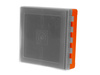 Megaline - Transportbox - 11x11x3,5 cm - Orange-transparent - 607/0001OT