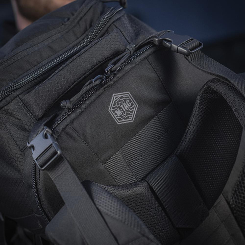 M-Tac - Militärrucksack Elite Hex - Groß - Schwarz - 10217002