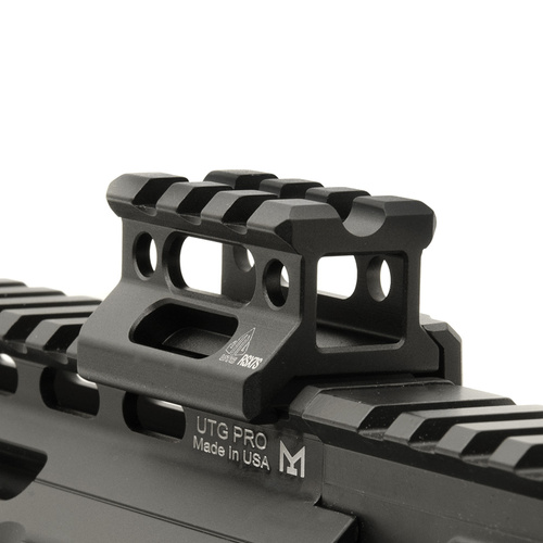 Leapers - Riser UTG Super Slim 3 Schlitz - 0.75" - Schwarz - MT-RSX7S