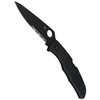 Spyderco - Endura® 4 FRN Schwarz / Schwarz Klinge SpyderEdge Messer - C10PSBBK