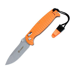 Ganzo - Klappmesser G7412P-OR-WS mit Pfeife - 440C - Orange - G7412P-OR-WS