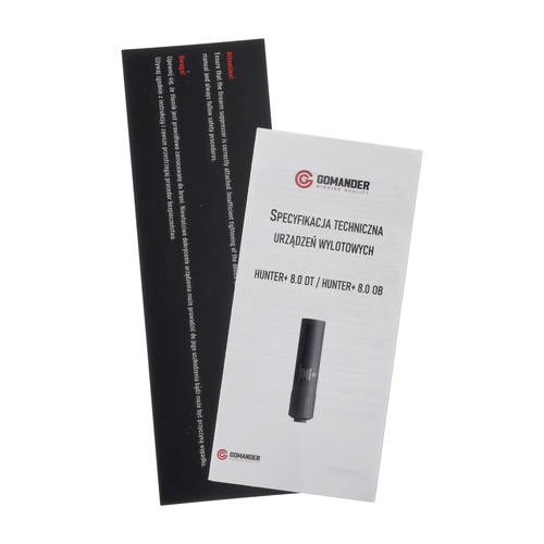 Gomander - Hunter 8.0 OB gen2 Jagdgewehr Schalldämpfer - Slide On - M14x1 - Sand - TB0.9670_2-M14