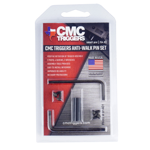CMC Triggers - Anti-Walk Pin Set für AR15/AR10 - 0.154" - 91401