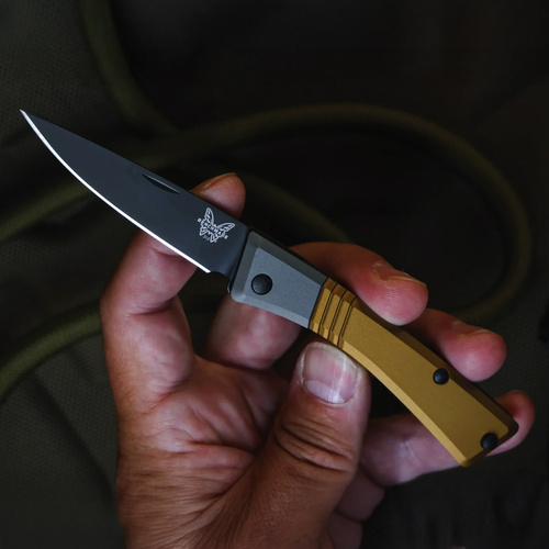 Benchmade - Klappmesser 315BK-01 Successor - M390 - Schwarz/Gold - 315BK-01