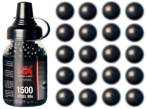Umarex - Heckler&Koch Premium BBs Pellet für Luftgewehre - 4,5 mm - 1500 Stk. - 4.1700