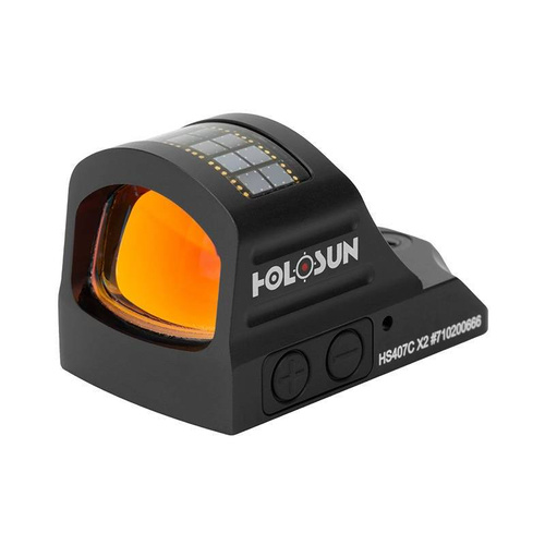 Holosun - HS407C X2 Micro Red Dot Kollimator mit Picatinny Schienenmontage