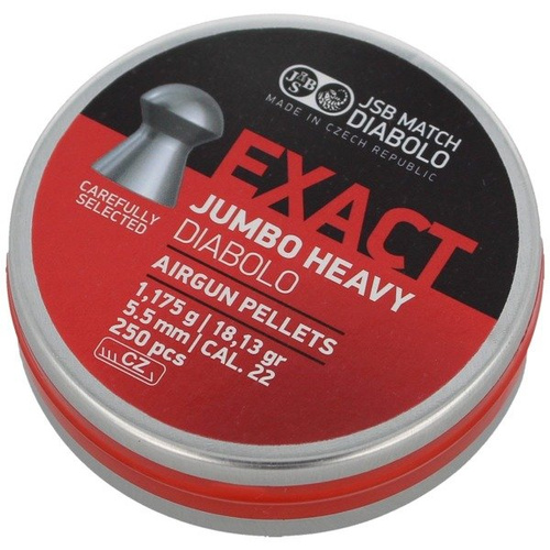 JSB - Exact Jumbo Heavy Pellets - 5,52 mm - 250 Stück - 546287-250