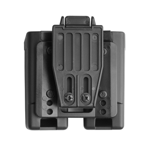 ESP - MH-MH-54 Doppelschwenkbarer Halter für 9 mm Luger / .40 Magazine - UBC-05 Clip - Schwarz - 12433
