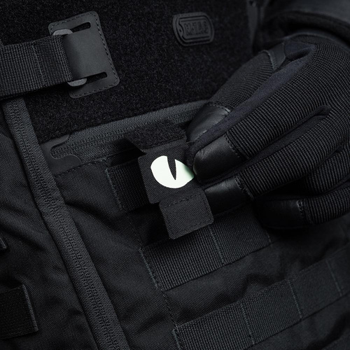 M-Tac - Tiger Eyes Laser Cut Reflektierende Flecken - Paar - Schwartz - 51140002