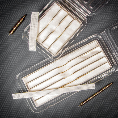 Real Avid - Bore-Max Speed Jag Patches Refill Pack - 4'' L - 9 mm-.45 - 250 Stück - AVBMPATCH4L