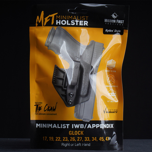 MFT - IWB Innenholster für Glock Pistole - Schwarz - H2GL940AIWBM