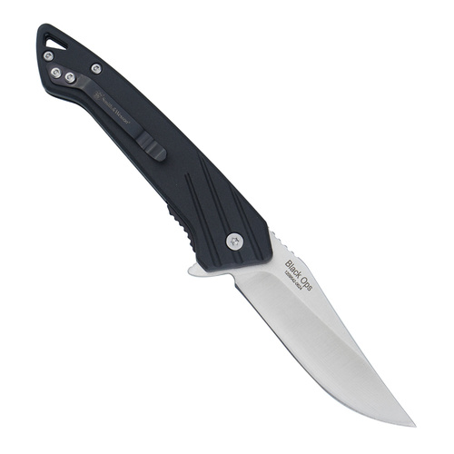 Smith & Wesson - Black Ops Recurve Folder - 7Cr - Schwarz - 1209516