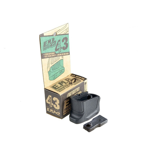 Strike Industries - Enhanced Magazine Plate für Glock 43 - SI-EMP-G43-BK