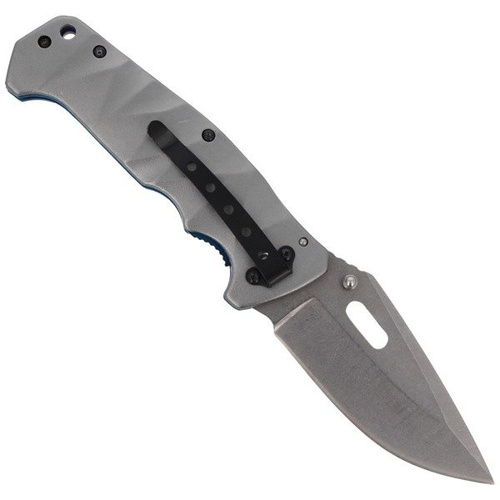 Herbertz Solingen - Messer Clip Point Stone Wash Finish Folder - 575112