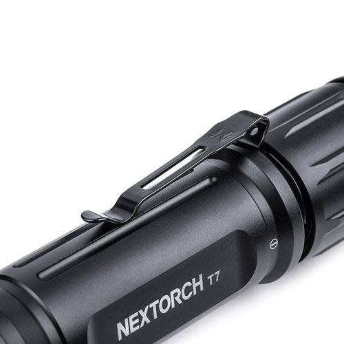 NEXTorch - T7 V2.0 LED Taktische Taschenlampe mit 2600 mAh Akku - Jagdset - 1300 lm - Schwarz - T7 HUNTING SET V2.0