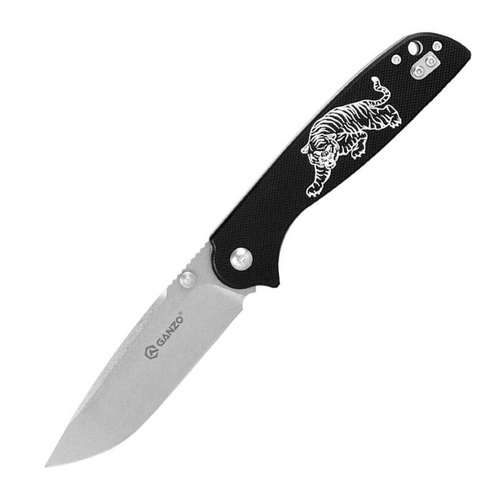Ganzo - Klappmesser EDC - G10 - Liner Lock - Tigermotiv - G6803-TG