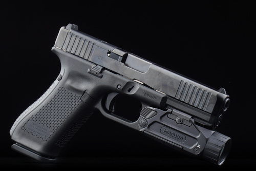 Holosun - Taktische Waffen-Taschenlampe Plus - 20.000 cd - Grüner Laser - Schwarz - P.ID Plus