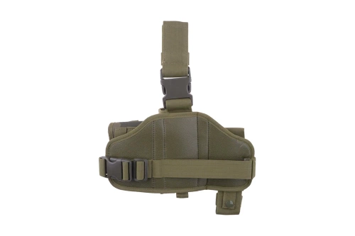 GFC Tactical - Modulare Oberschenkelplatte mit Holster - Wz.93/PL Woodland - GFT-29-019530
