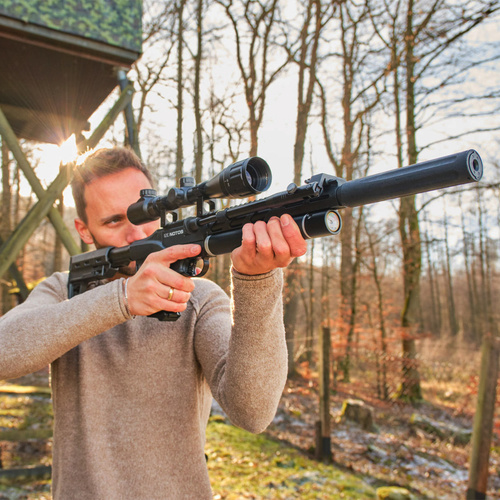 Umarex - Luftgewehr PCP UX Notos Karabiner Set - 4,5 mm - Schwarz - 2.4328