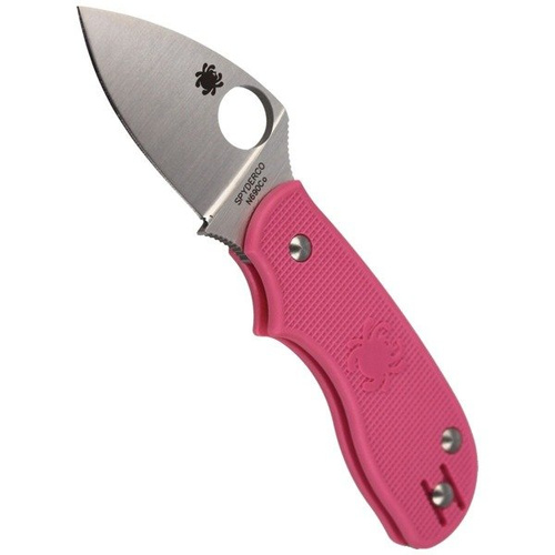 Spyderco - Squeak Lightweight Pink PlainEdge Messer - C154PPN