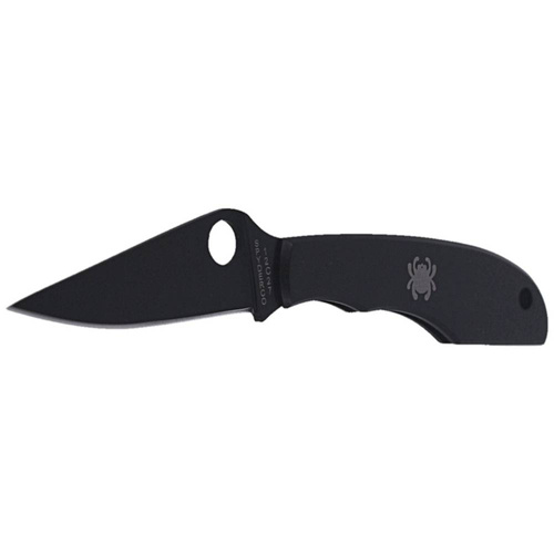Spyderco - Messer Grasshopper - Schwarze Klinge Plain - Schwarz - C138BKP