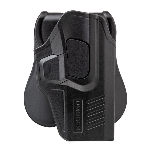 Umarex - Modell 1 Holster für Glock 17, 17 Deluxe, 19, 18C, 19X, 19 Gen4 Pistolen - Schwarz - 3.1592