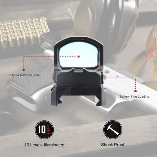 Vector Optics - Offener Kollimator Frenzy-S 1x17x24 SAS - MAG/RMS - Picatinny - SCRD-62