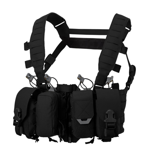 Direct Action - Taktische Weste Hurricane Hybrid Chest Rig® - Cordura® - Schwarz - CR-HRCN-CD5-BLK