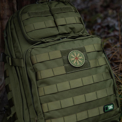 M-Tac - Egeshelm 3D PVC Aufnäher - Olive - 51221001