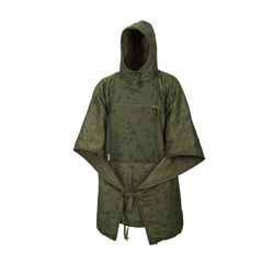Helikon - Poncho Swagman Roll - Windpack - Climashield - Desert Night Camo - PO-SMR-NL-0L
