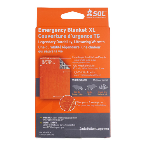 SOL - Emergency Blanket XL - 0140-1701