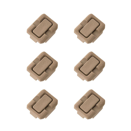 Magpul - Front Handguard Kabel Organizer Wire Control Kit - 6 Stück - M-LOK - Flat Dark Earth - MAG1296-FDE