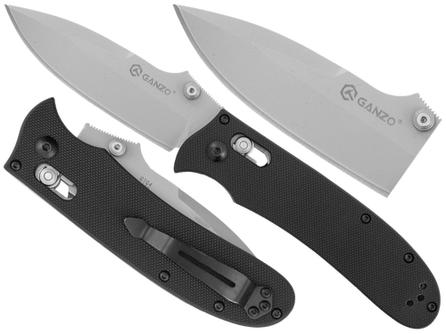 Ganzo - Firebird Klappmesser - Schwarz - F704-BK