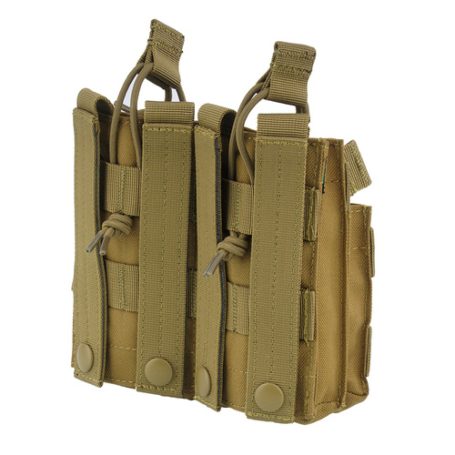 Condor - Doppel Magazintasche MOLLE AR15 - Doppelt - Coyote Brown - MA43-498