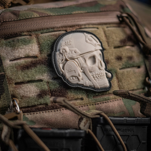 M-Tac – Operator-Patch – 3D-PVC – Weiß – 51338036