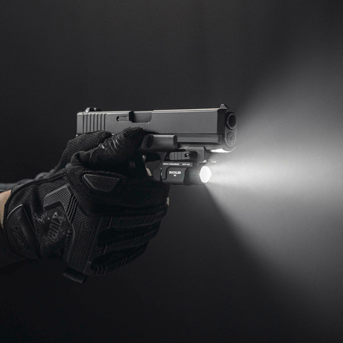 Armytek - Taktische Waffe Flashlight Buckler M1 - Picatinny QD - Weißes Licht - F09301C