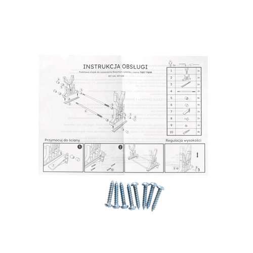 RazorGun - Sockel Ständer Reinigung Einstellbar - Kunststoff - Schwarz / Rot - TQ58