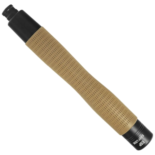 ESP - Gehärteter Easy Lock Teleskopschlagstock - 18" - Schwarz/Khaki - ExBT-18HE-KH BHT-54