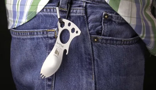 CRKT - Eat'N Tool Schwarz Teflon - CR9100KC