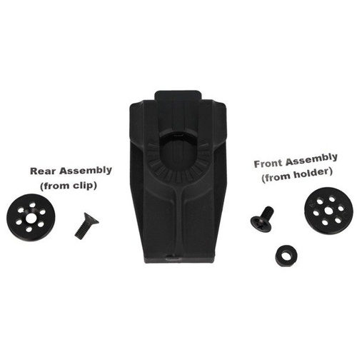 ESP - Drehbarer Befestigungsbügel an einem Gürtel 360&#176; - Schwarz - UBC-05