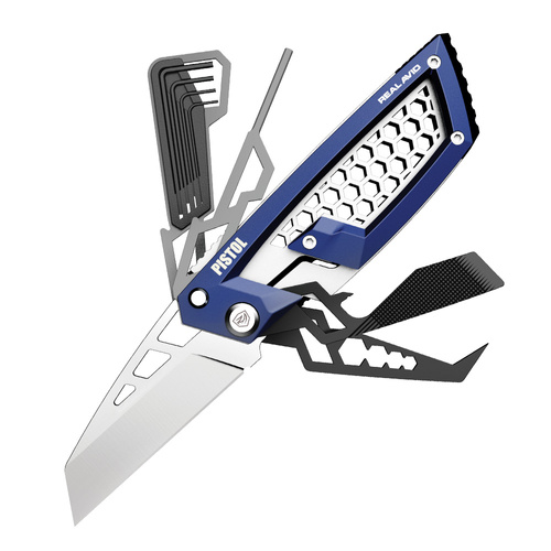 Real Avid - Multitool Gun Tool Edge Pistol - Blau - AVGTE-P