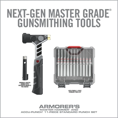 Real Avid - Werkzeugsatz Armorer’s Master Hammer and Accu-Punch Standard Pin Punch Set - AVAMHAPS