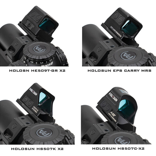 Strike Industries - ASM Ringkappe Multi-Optic Mount System - Picatinny - Schwarz - SI-STRIKE-ASM-OM